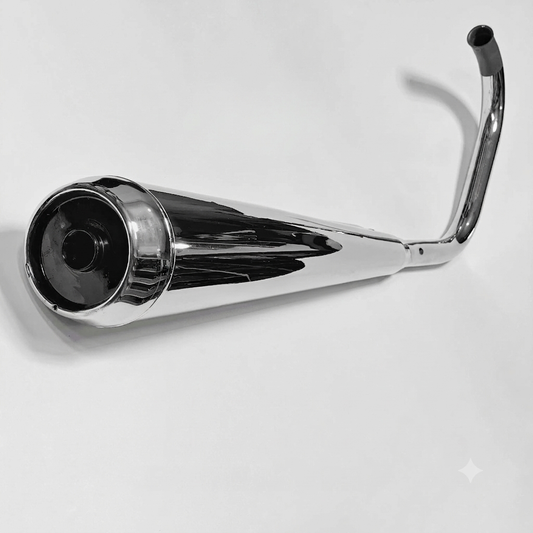 Silencer H125 OLD CHROME Atlas Honda Geniune