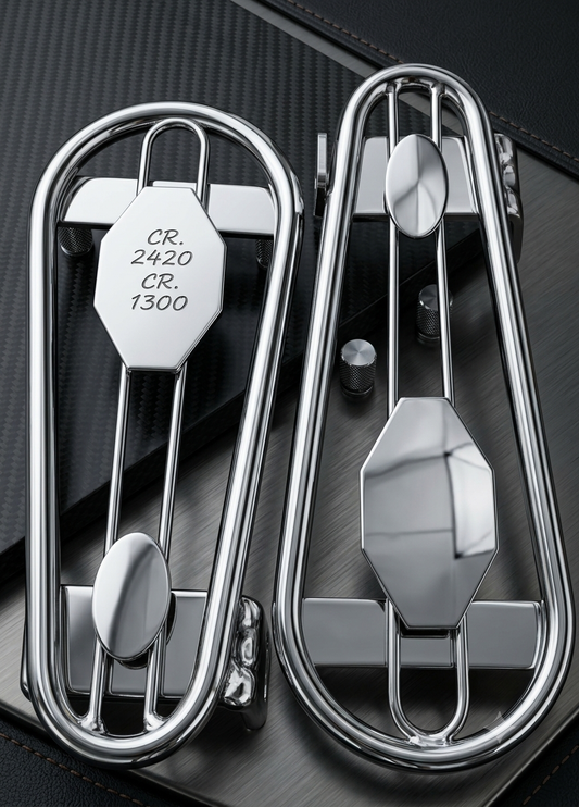 Foot Jaali Steel Chrome CD70 & China Bikes