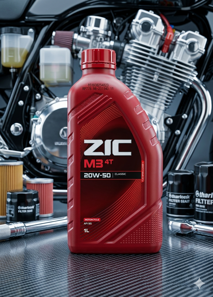 ZiC M3 4T 20W-50 1L